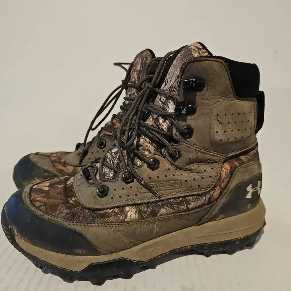 Under Armour Speed Freek Bozeman 2.0 Womens Hunting Boots Camo Size 7 Waterproof